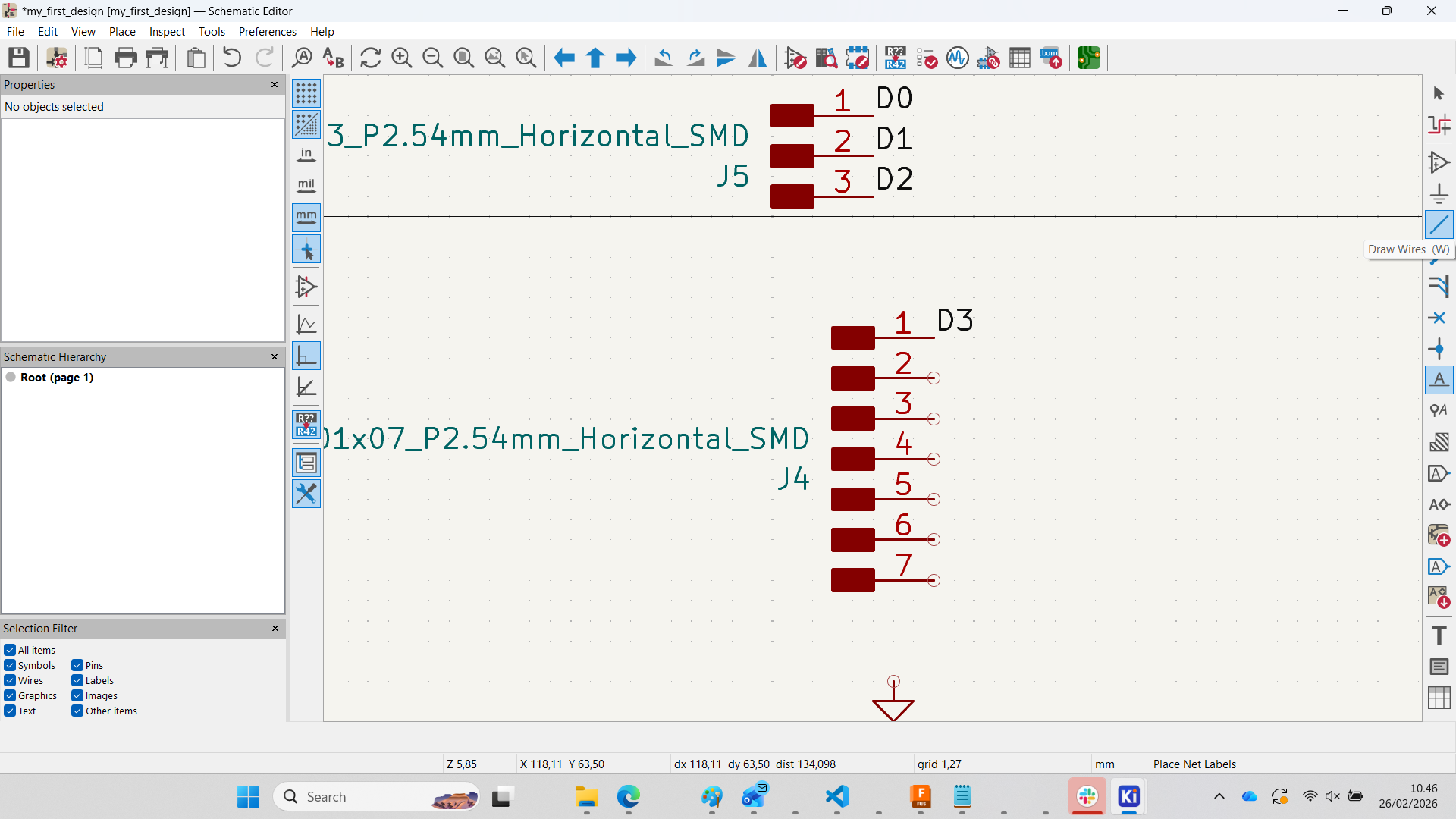 Footprint properties